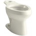 Kohler K-4303-L-96 Wellworth Pressure Lite Toilet Bowl with Bed Pan Lugs  Biscuit - B0018Q9B6E
